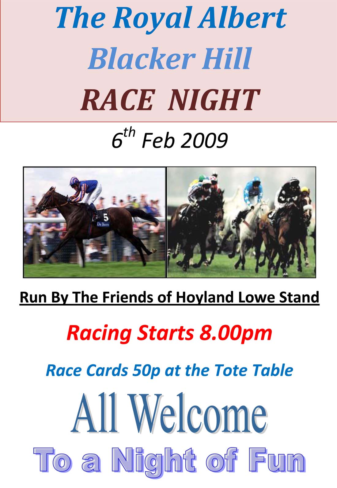 Blacker Hill Race Night