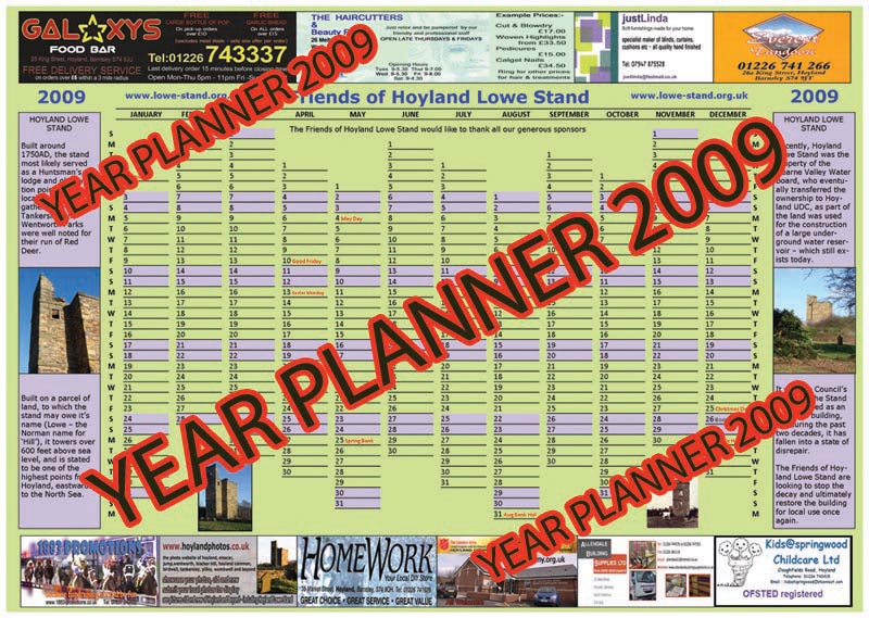 The Group's Year Planner